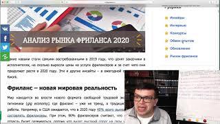 Фриланс в рунете 2020  анализ рынка фриланса KWORK и тренды удаленной работы   Н
