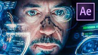 IRON MAN HUD EFFECT in After Effects (Tutorial)