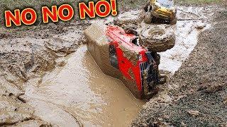 SLOPPY RC MUD BOG - How NOT to do it Crawler Cars FAIL