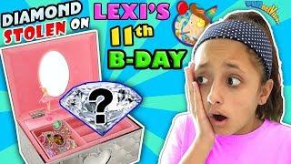 DIAMOND STOLEN on her 11th BIRTHDAY!  FV Family Lexi B-Day Celebration Vlog