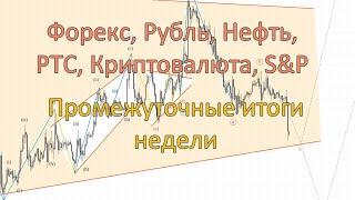 Форекс, Рубль, Нефть, РТС, Криптовалюта, S&P. Промежуточные итоги недели