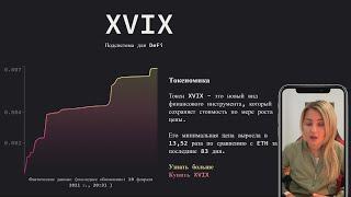Токен XVIX это новый вид финансового инструмента, который сохраняет стоимость по мере роста цены