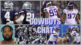 COWBOYS CHAT: 1st Look At The Vikings & Breakdown; Injury Updates; X Woods Rewarded; Ross Arrested!