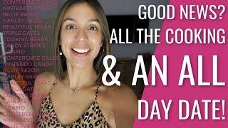 VLOG | Cooking, shared calendars, an all day date, and my tan