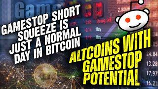 Gamestop WallStreetBets Wanting To Pump Bitcoin? | Altcoins That Can Crush Gamestop Gains