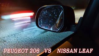Peugeot 206   VS    Nissan Leaf