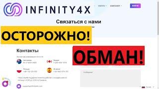 Отзывы о Infinity4x - вывод денег. Вход в личный кабинет и торговый счет infinity4x.io