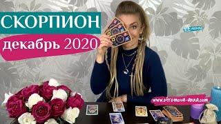 СКОРПИОН декабрь 2020: таро расклад (гороскоп) на ДЕКАБРЬ от Анны Ефремовой