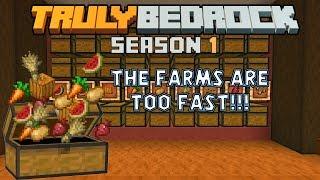 The farm towers ARE FINISHED!!! It's too fast! Truly Bedrock s1ep42