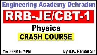 LECT-02 PHYSICS RRB JE CBT-1 BY RAMAN  SIR (CRASH COURSE)