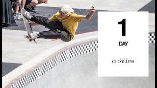 CJ Collins Rips Vans' Newest Skatepark | One Day