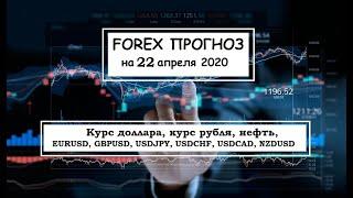 ПРОГНОЗ ФОРЕКС на 22 апреля 2020 (Курс доллара, курс рубля, EURUSD + 5 пар)