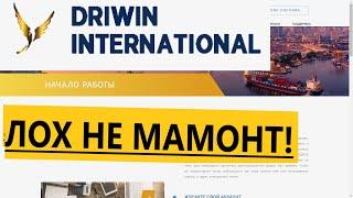 driwin.biz отзывы Driwin International– ЛОХОТРОН. Реальные отзывы. Проверка