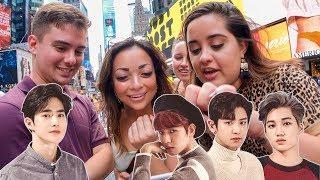 Asking NYC Strangers to Pick the Most Handsome EXO Member?!