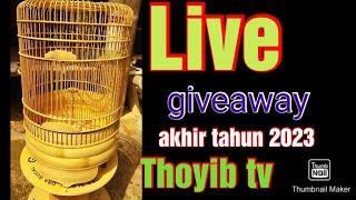 live giveaway akhir tahun Thoyib tv ☕☕