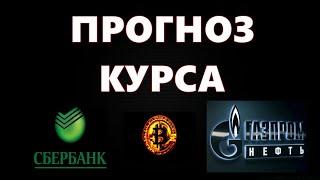 Прогноз курса Биткоин, Газпром, Сбербанк | Все о Биткоине | как заработать на криптовалюте |