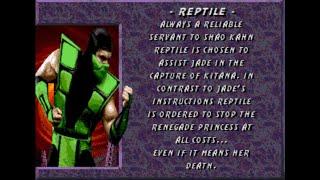 Sega Mega Drive 2 (Smd) 16-bit Mortal Kombat 3 Ultimate Reptile Обзор