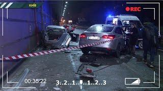 У Києві водій на БМВ влаштував масову аварію