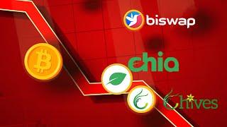 КАКОЙ ПРОГНОЗ на BTC, Chia, CHIVES, Biswap (BSW) Куда катится курс криптовалют?
