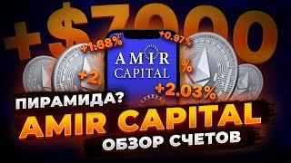 Amir Capital - пирамида или реальный фонд? Депозит $7000! Обзор инвестиционных счетов Амир Капитал