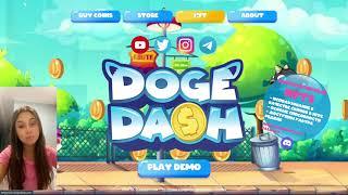 Супер Игра!!  Doge Dash - это игра для заработка, в которой игроки платят 100 монет DOGEDASH
