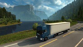 Вечерний чилл-мини-конвой в Euro Truck Simulator 2